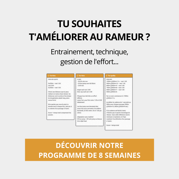 programme rameur popup